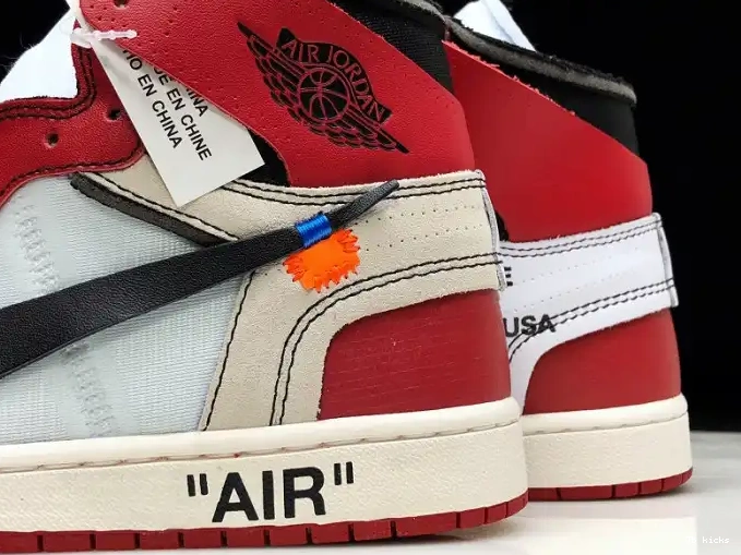 Cheap TBK The Chicago Ten Jordan Retro AA3834-101 Air 1 Off-White 0413